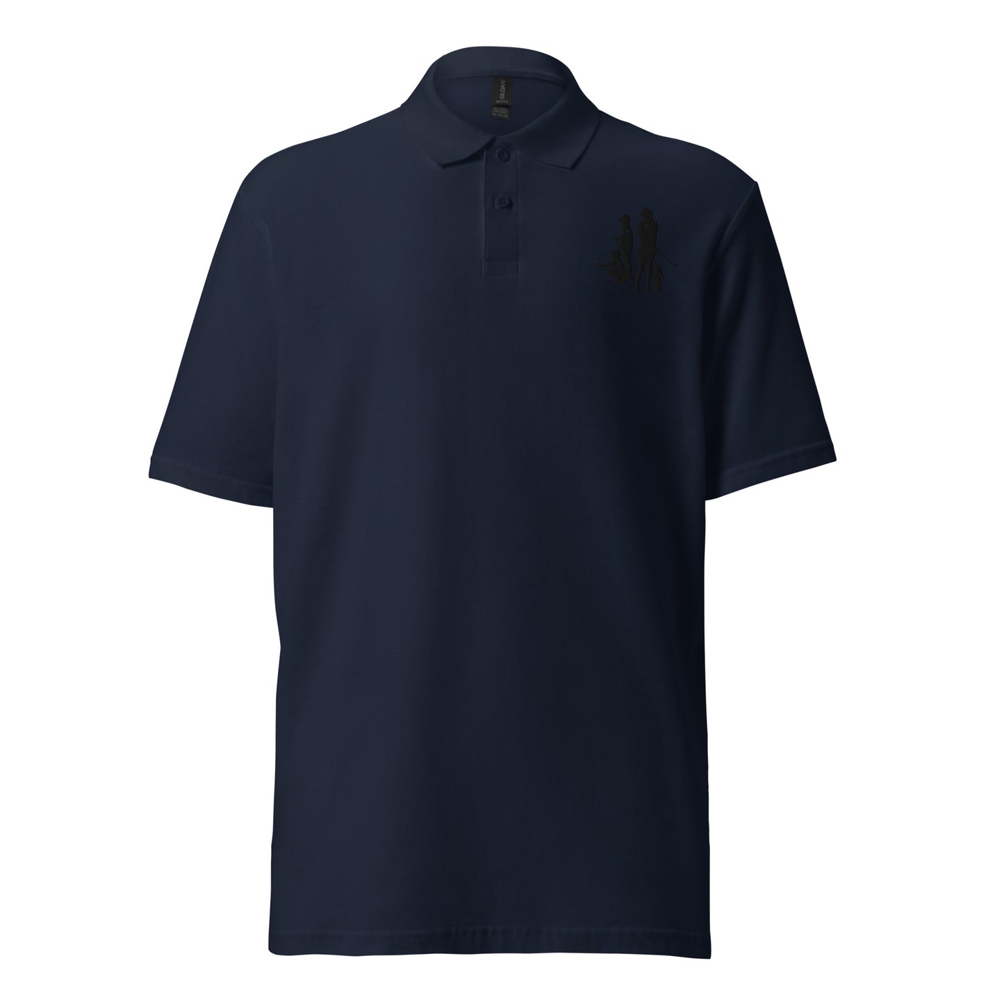 Womens pique polo shirt BBM_A (Black Logo)