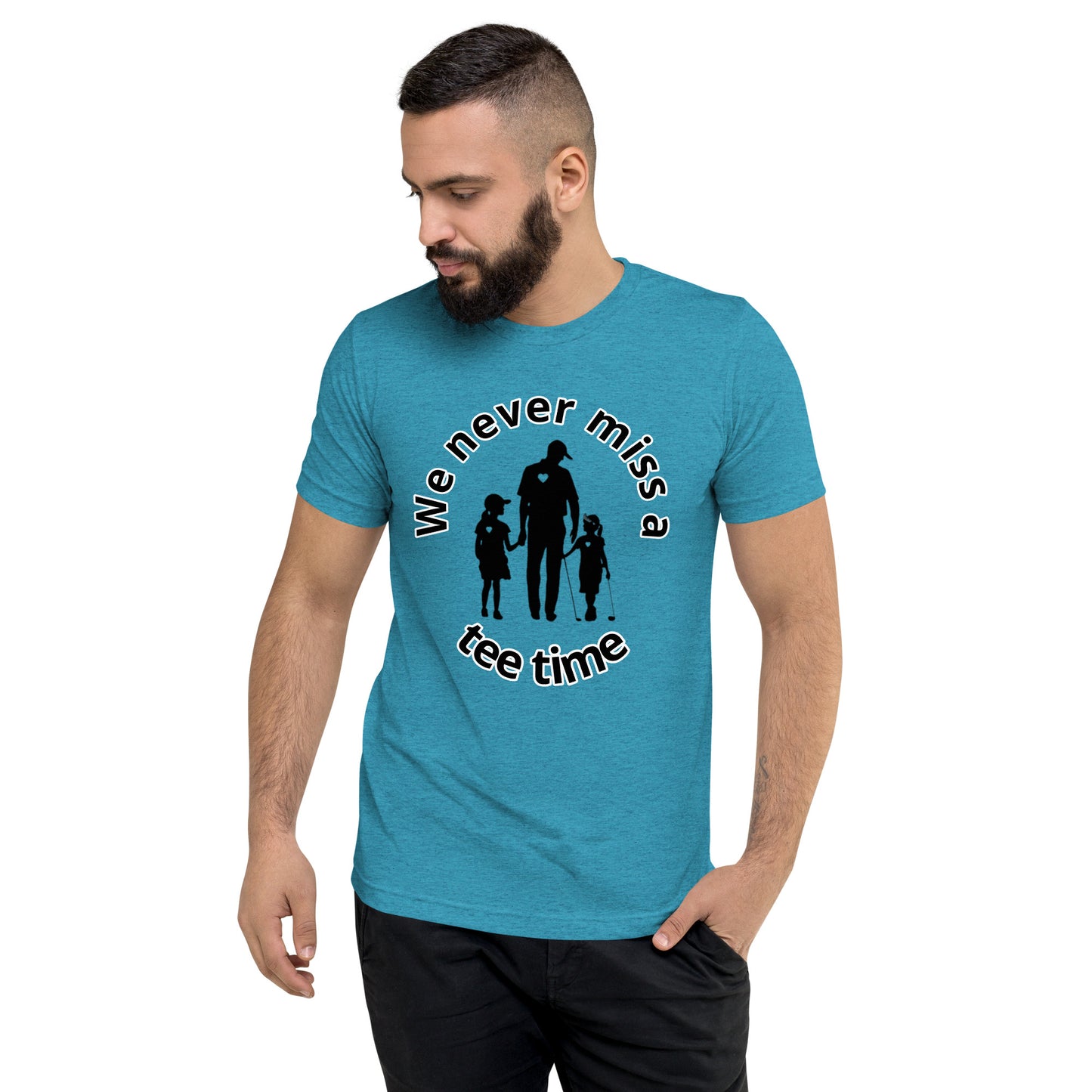 Mens Never miss a tee time GDG_A (Black Logo)