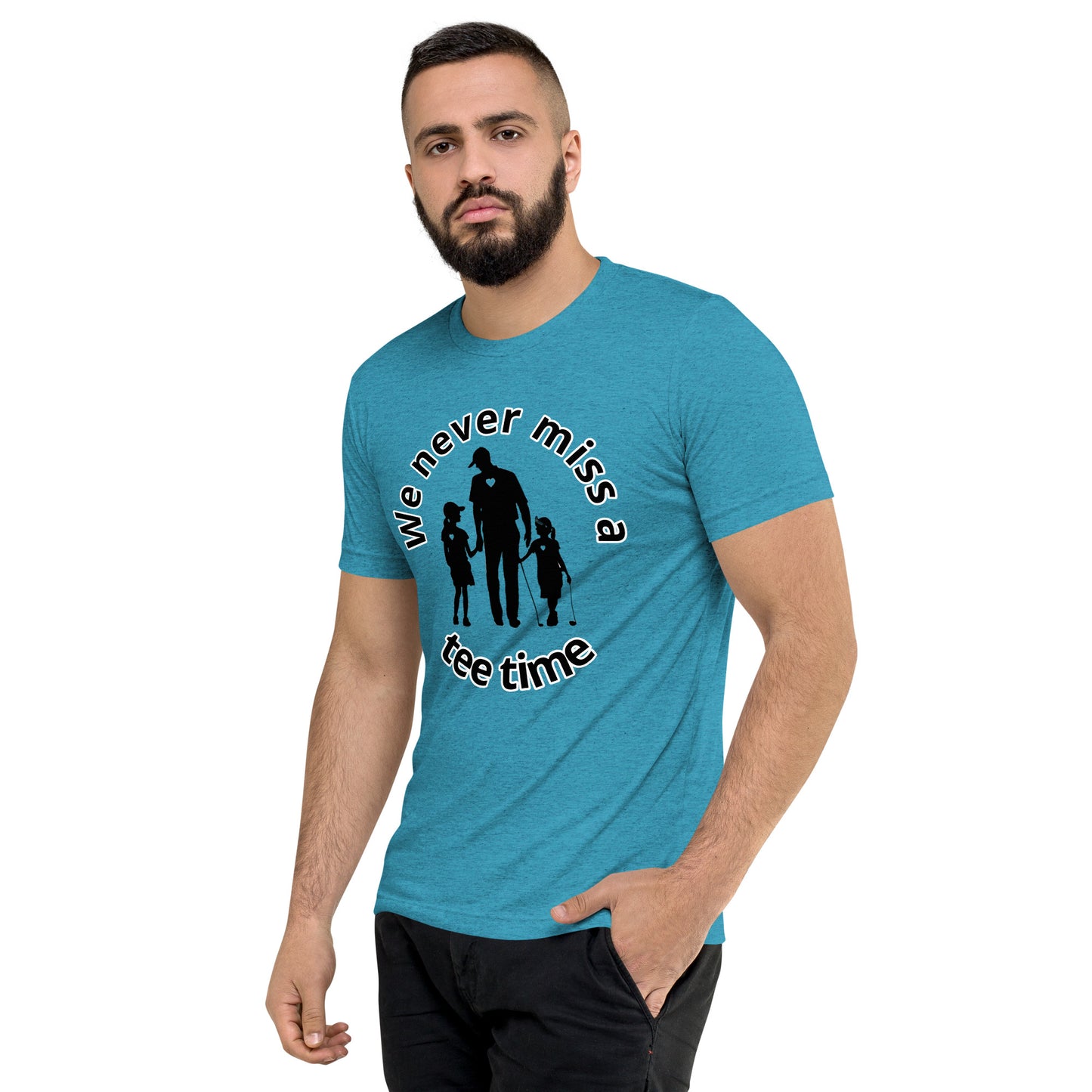 Mens Never miss a tee time GDG_B (Black Logo)