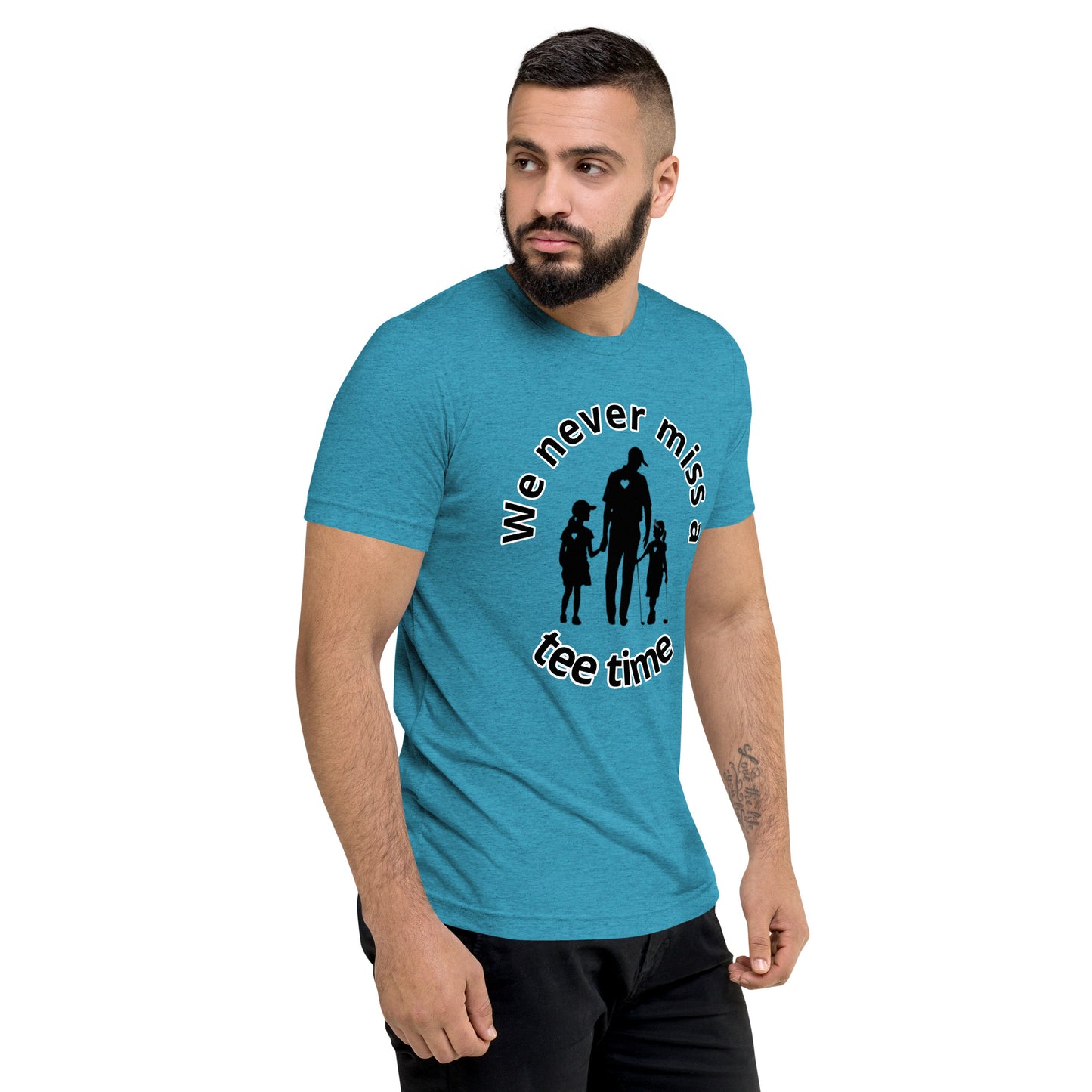 Mens Never miss a tee time GDG_A (Black Logo)