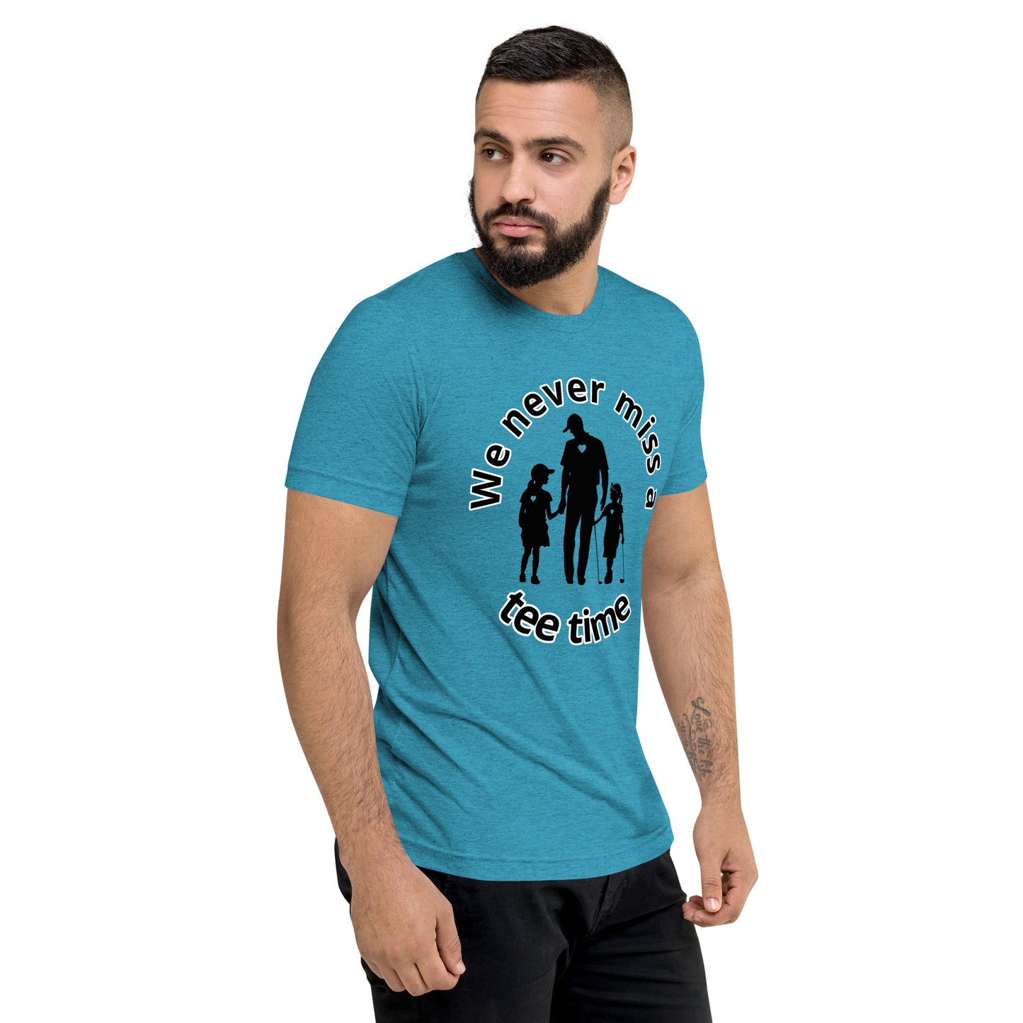 Mens Never miss a tee time GDG_B (Black Logo)