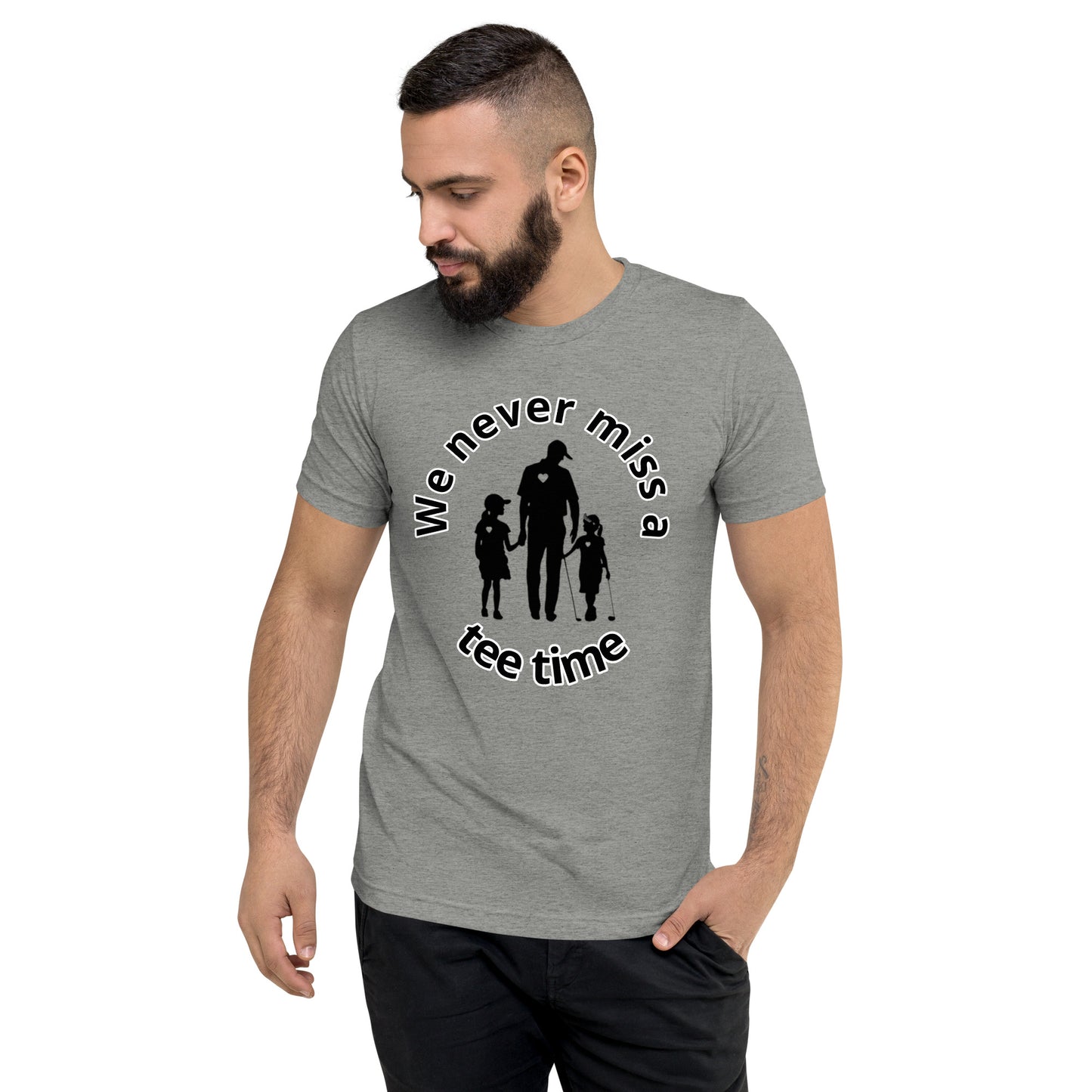 Mens Never miss a tee time GDG_A (Black Logo)