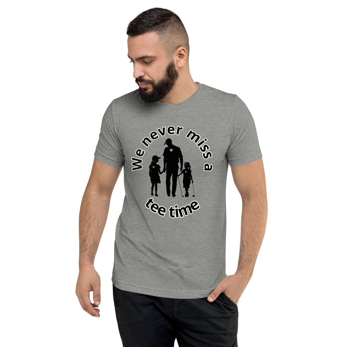 Mens Never miss a tee time GDG_B (Black Logo)