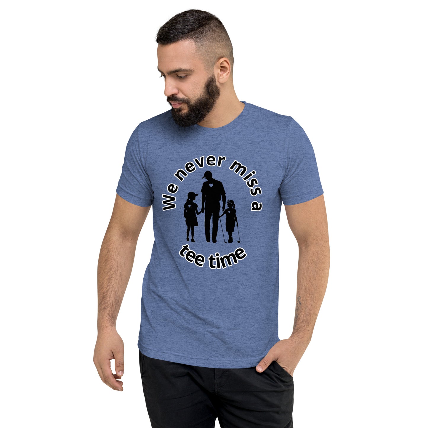 Mens Never miss a tee time GDG_B (Black Logo)