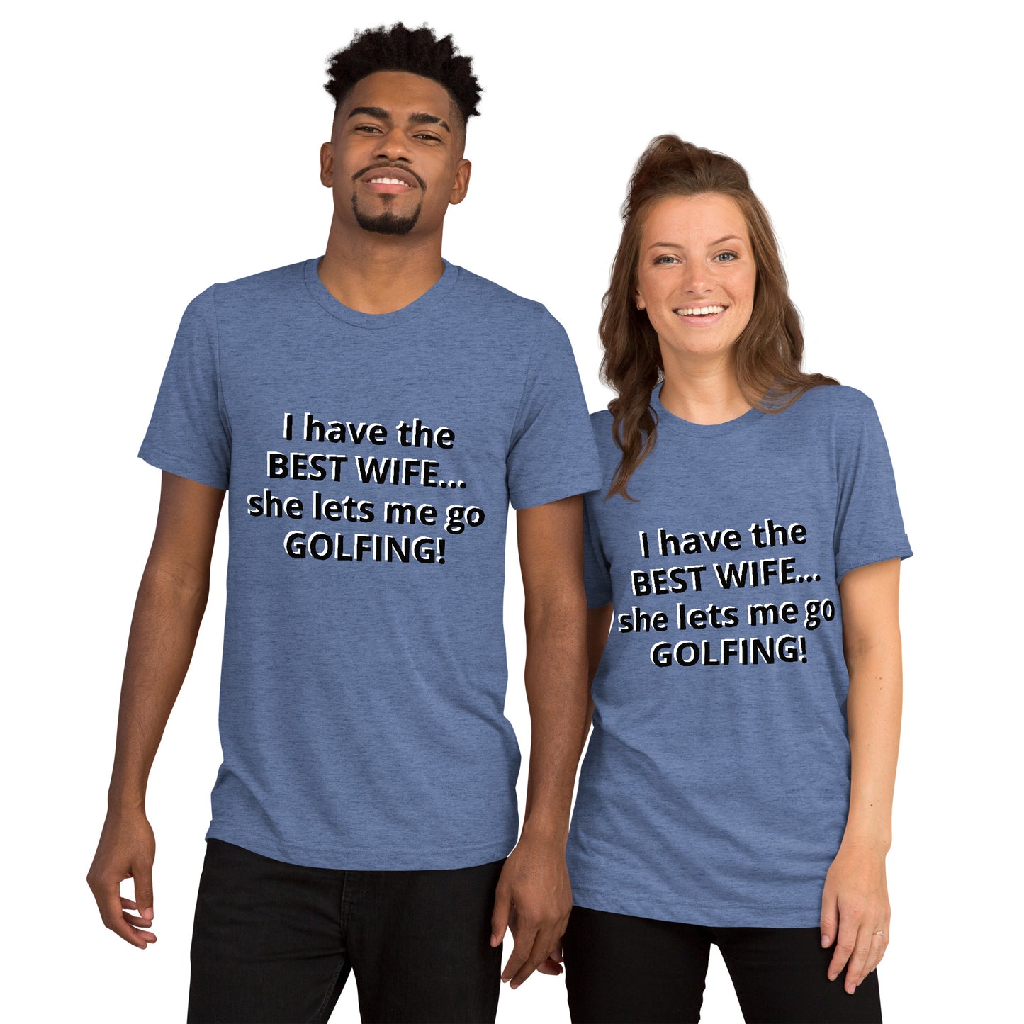 Short sleeve "Best Wife! (Black Text)