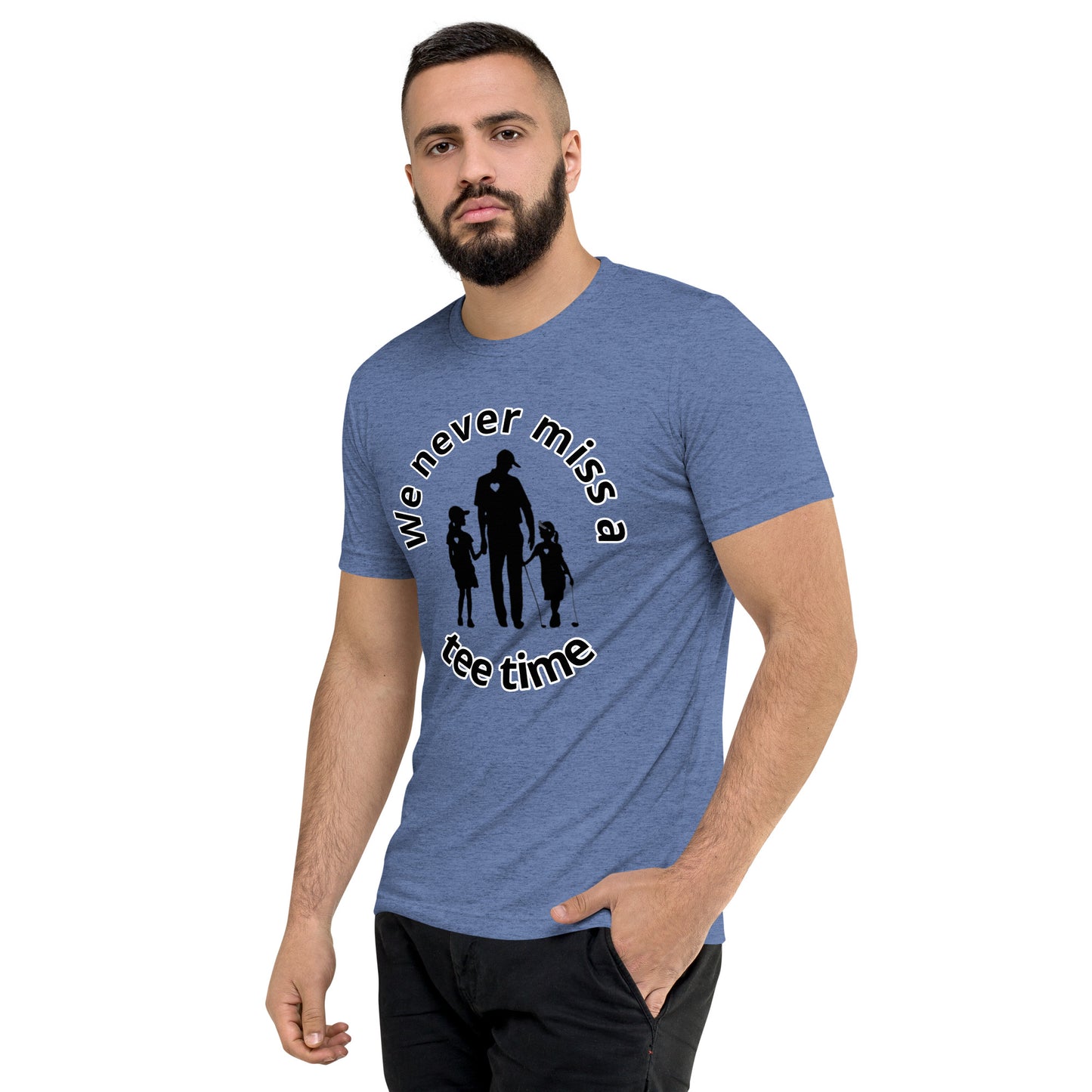 Mens Never miss a tee time GDG_A (Black Logo)