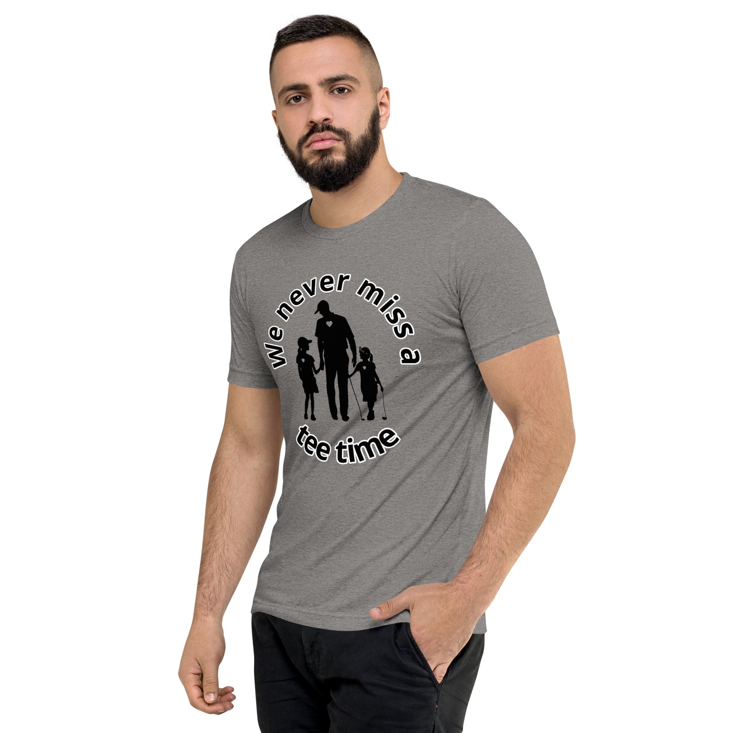 Mens Never miss a tee time GDG_B (Black Logo)