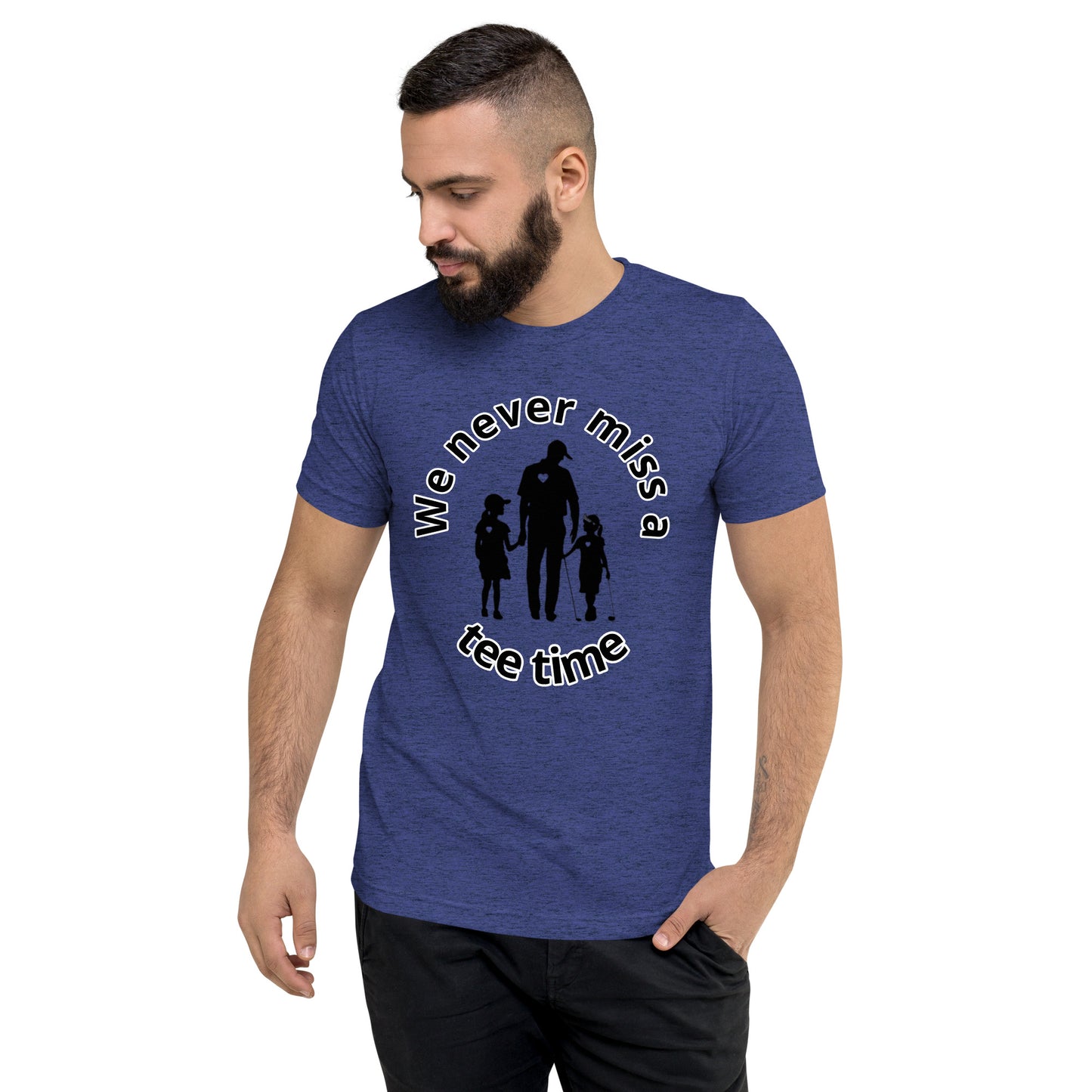 Mens Never miss a tee time GDG_A (Black Logo)