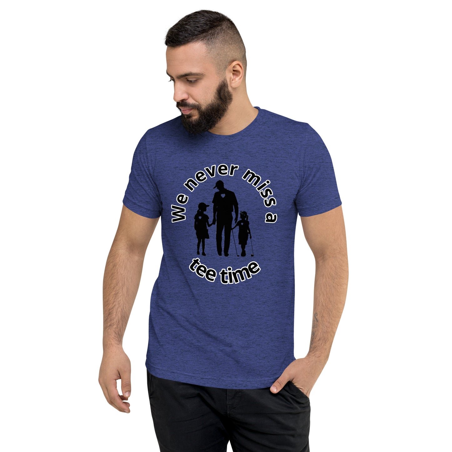 Mens Never miss a tee time GDG_B (Black Logo)