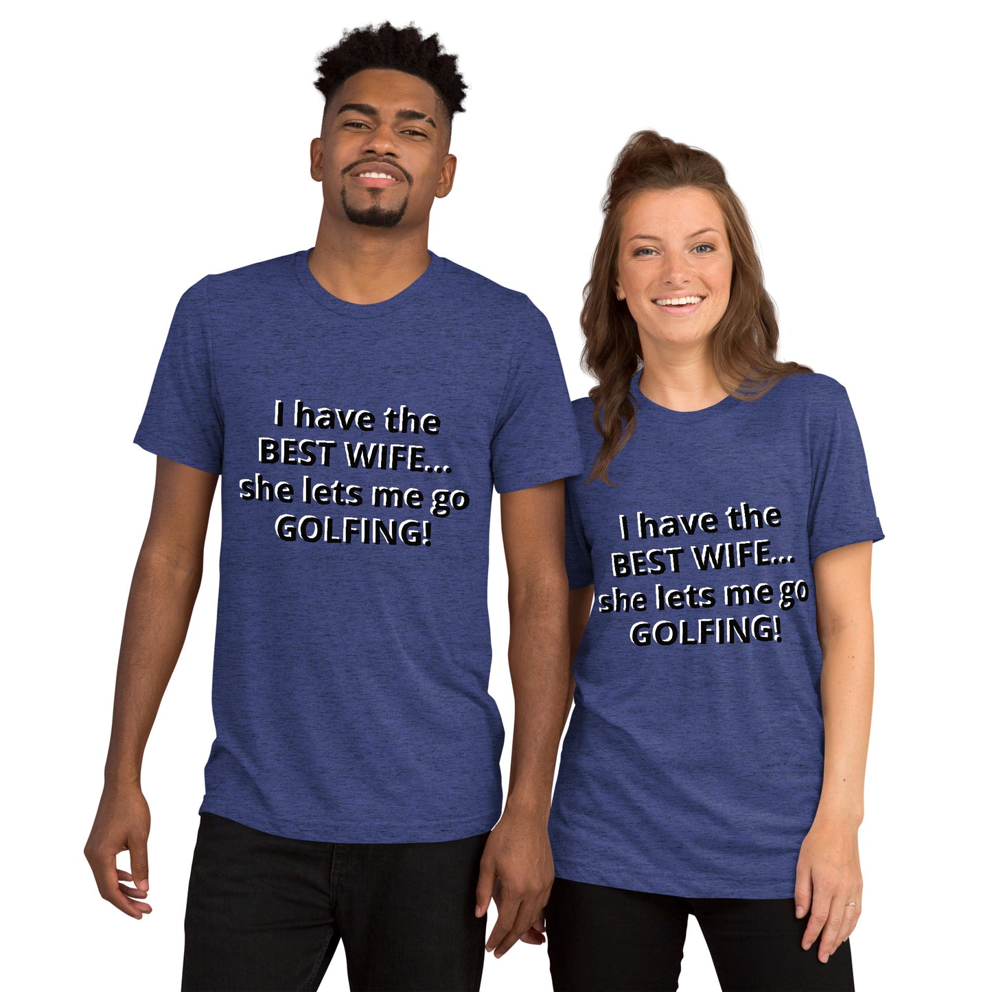 Short sleeve "Best Wife! (Black Text)