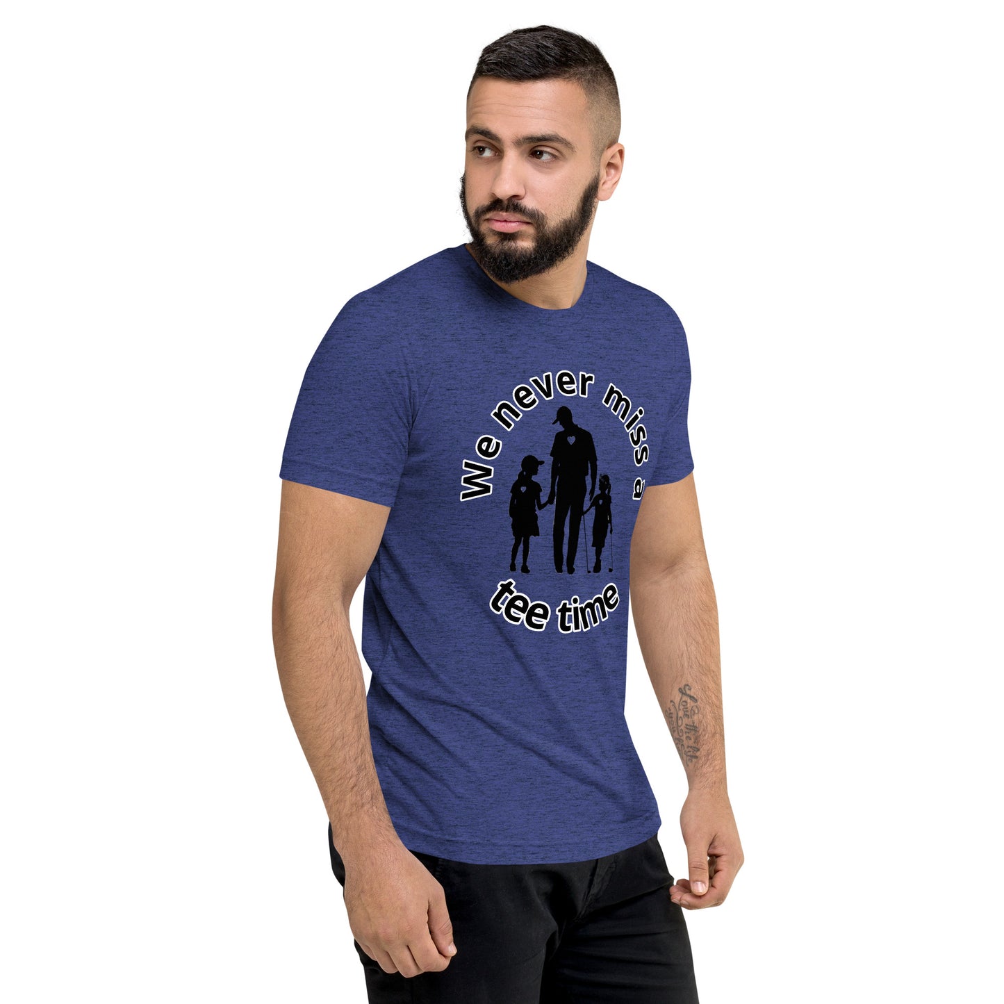 Mens Never miss a tee time GDG_B (Black Logo)