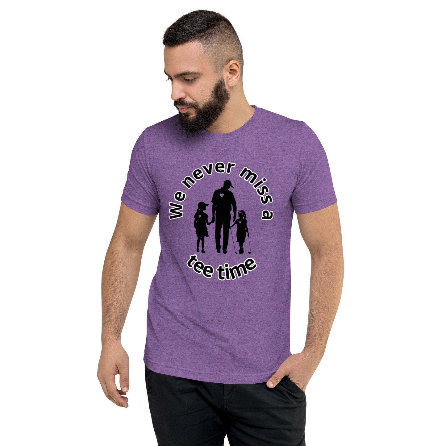 Mens Never miss a tee time GDG_A (Black Logo)