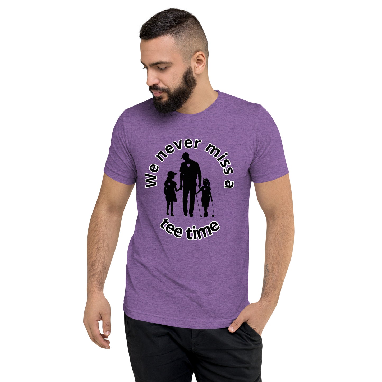 Mens Never miss a tee time GDG_B (Black Logo)