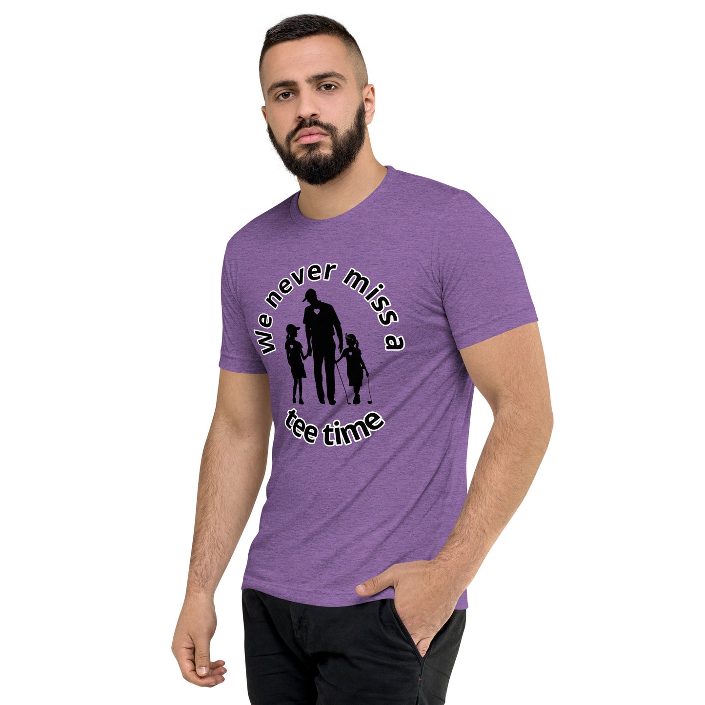 Mens Never miss a tee time GDG_B (Black Logo)