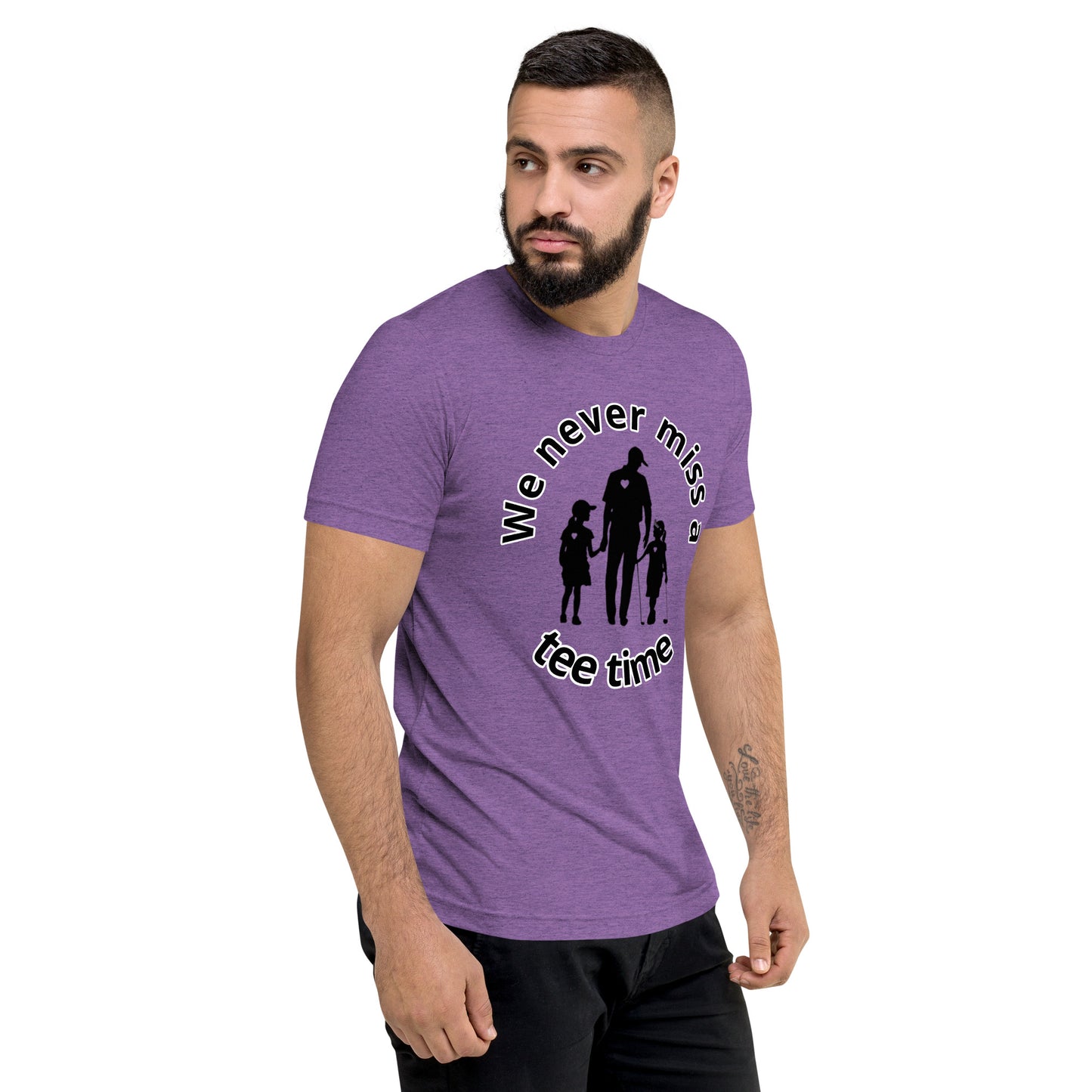 Mens Never miss a tee time GDG_A (Black Logo)