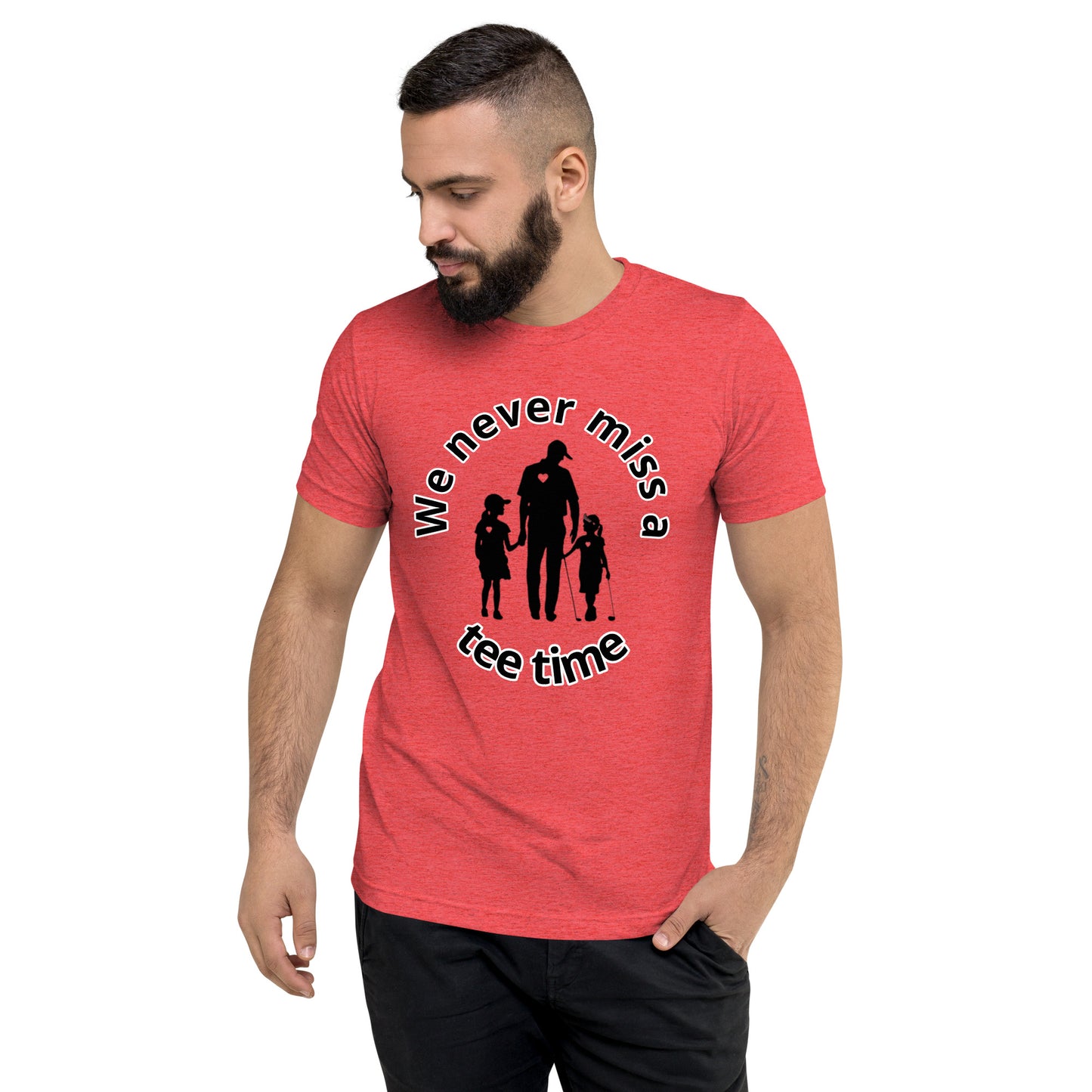 Mens Never miss a tee time GDG_A (Black Logo)