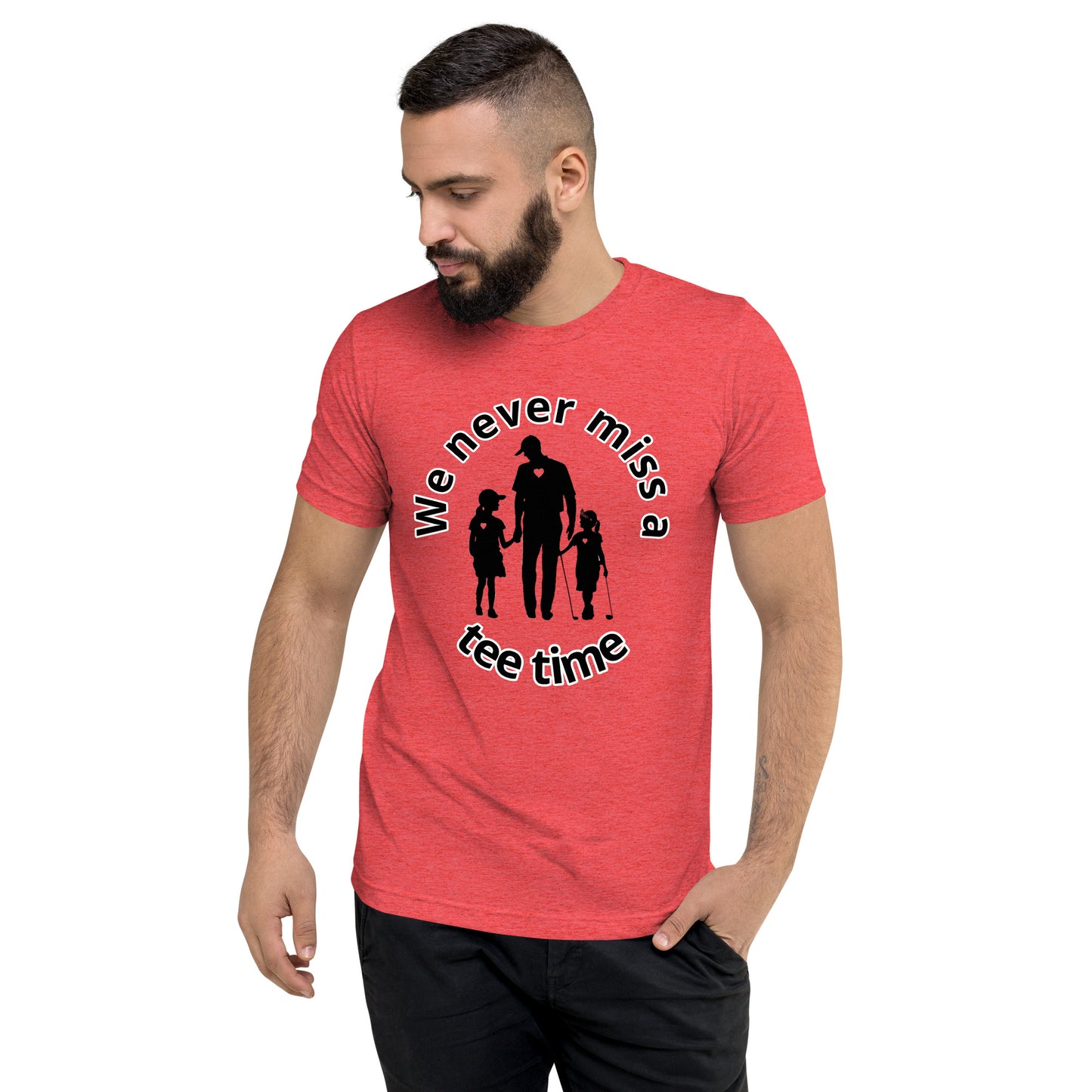 Mens Never miss a tee time GDG_B (Black Logo)