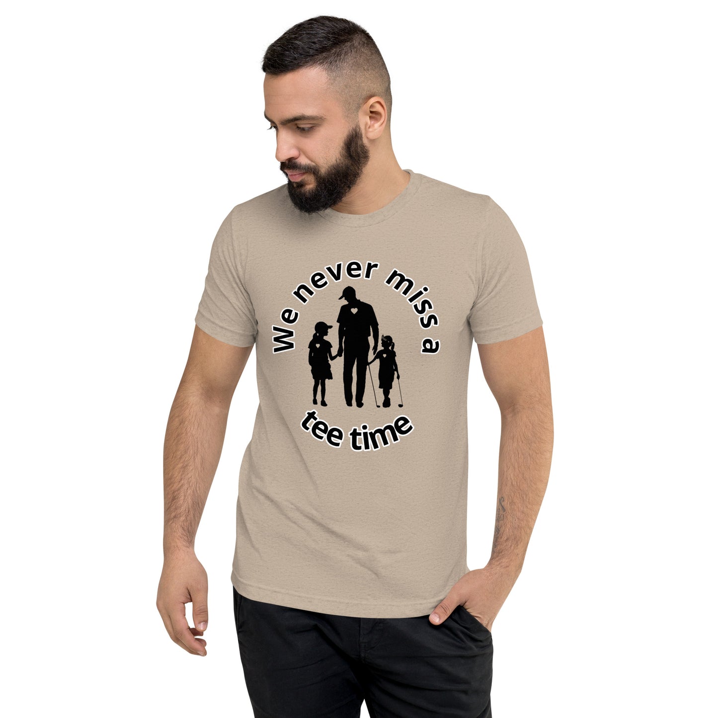 Mens Never miss a tee time GDG_B (Black Logo)
