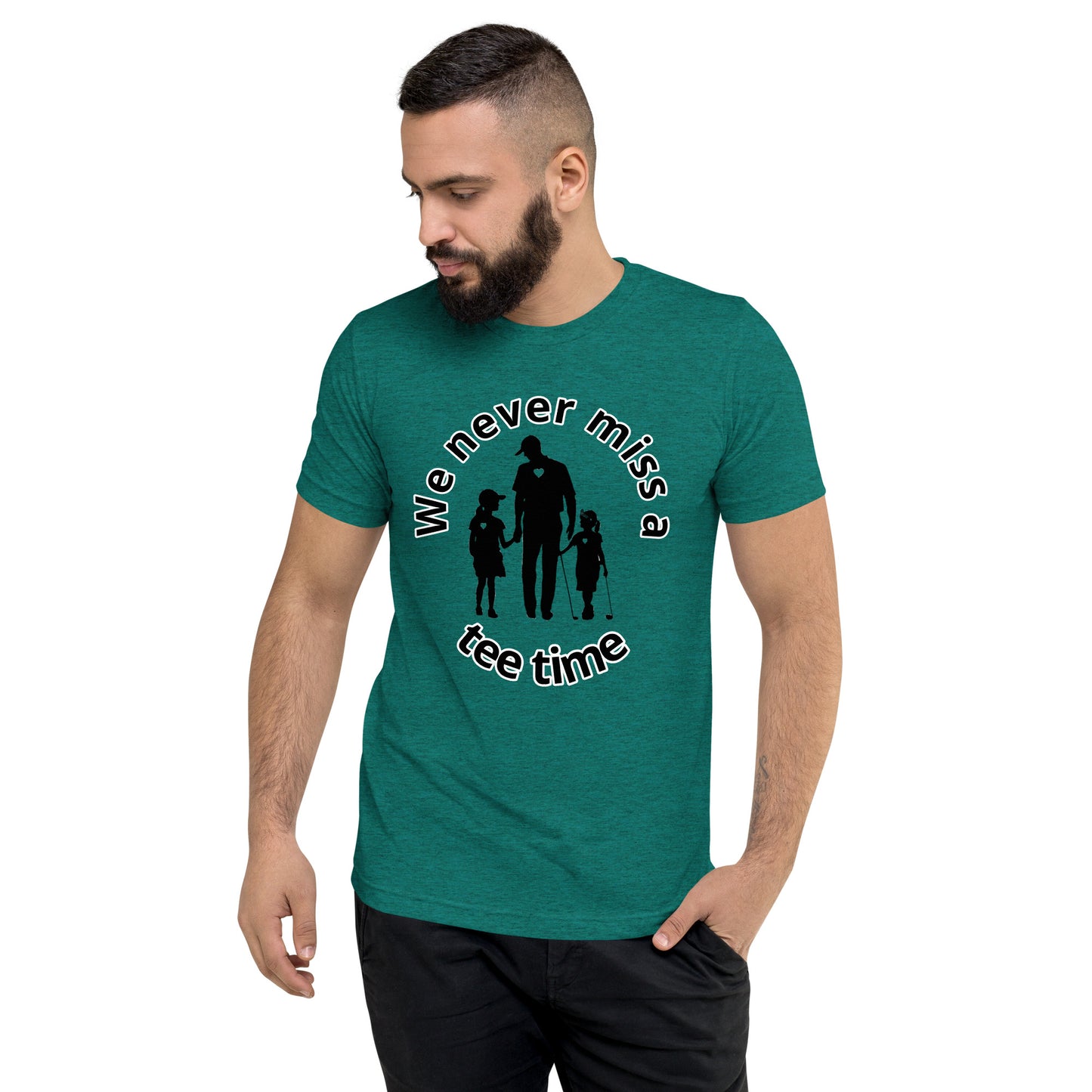 Mens Never miss a tee time GDG_B (Black Logo)