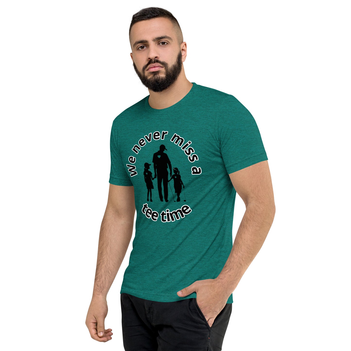 Mens Never miss a tee time GDG_A (Black Logo)