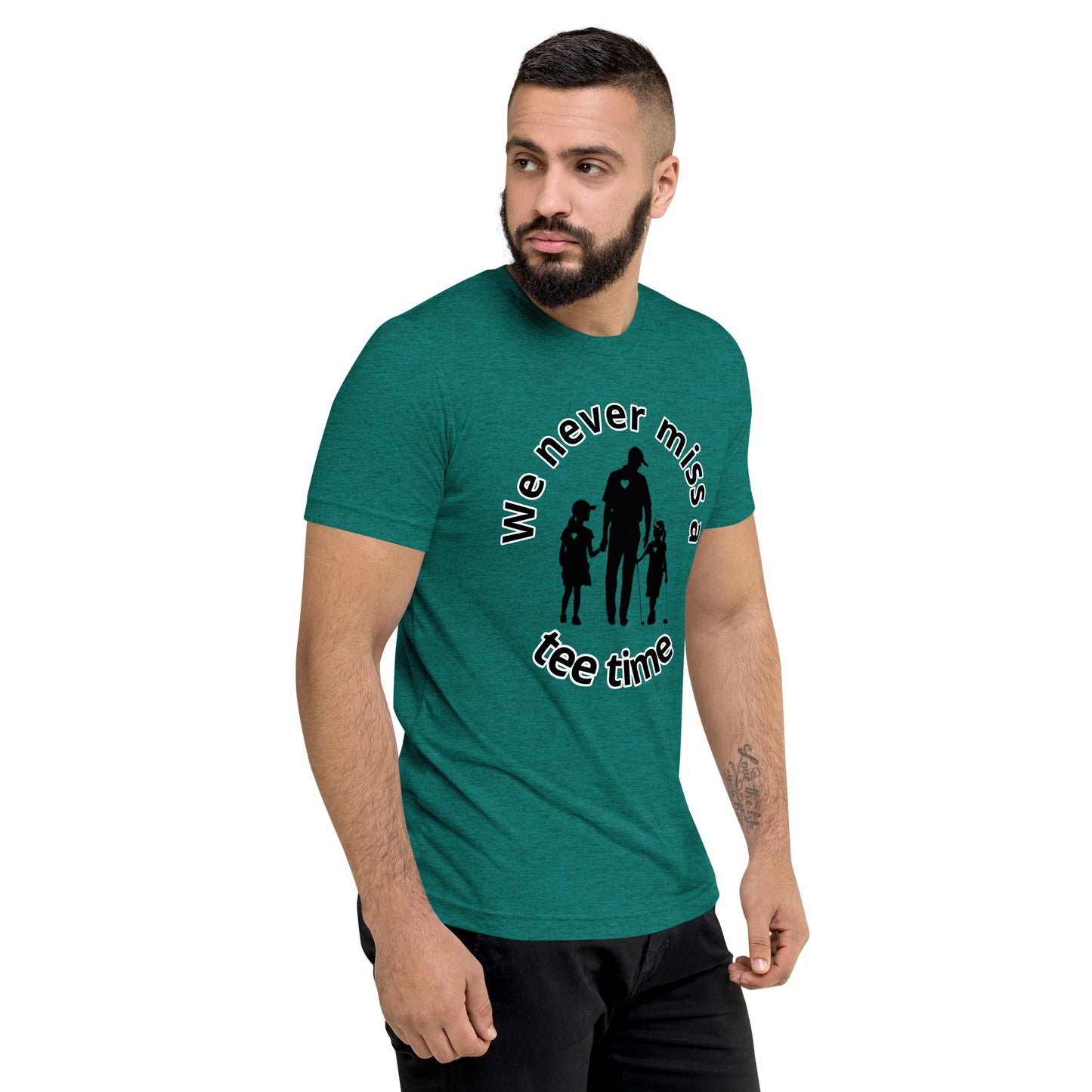 Mens Never miss a tee time GDG_A (Black Logo)