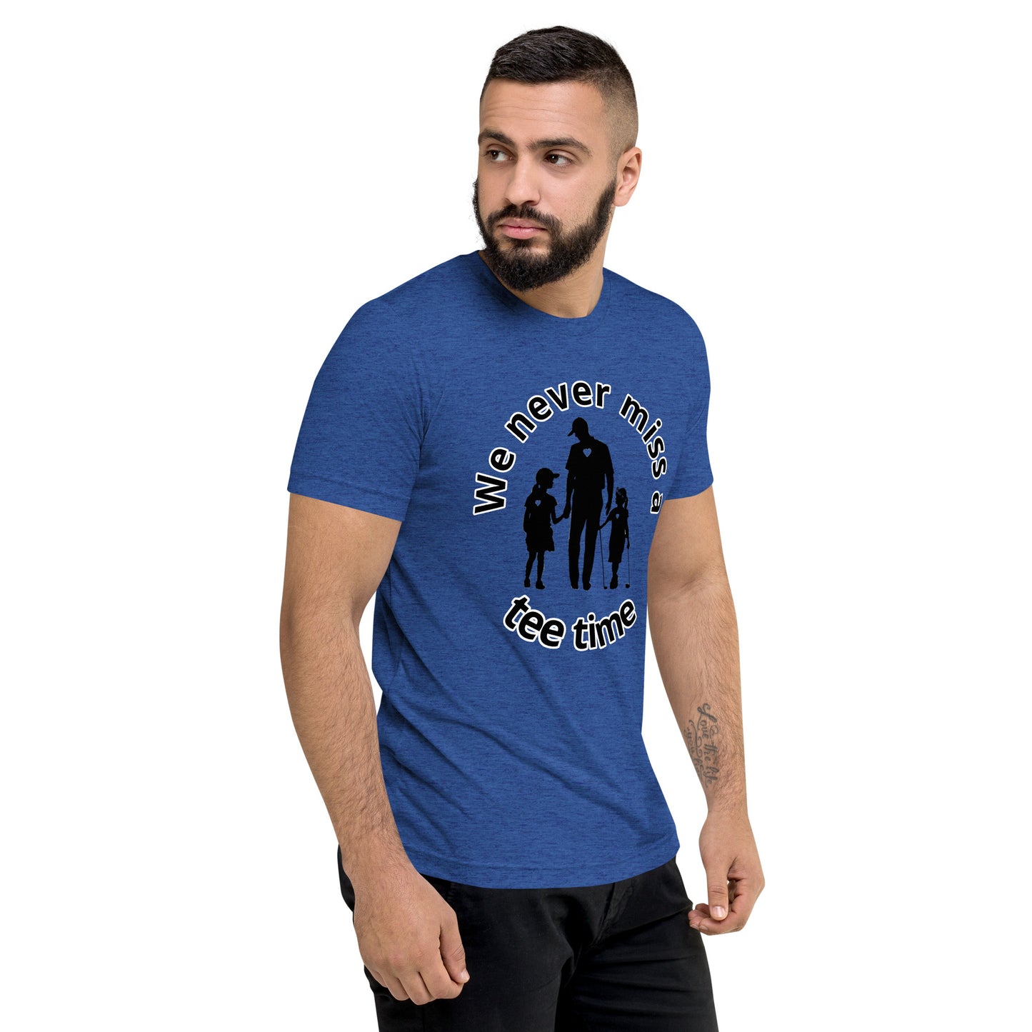 Mens Never miss a tee time GDG_B (Black Logo)