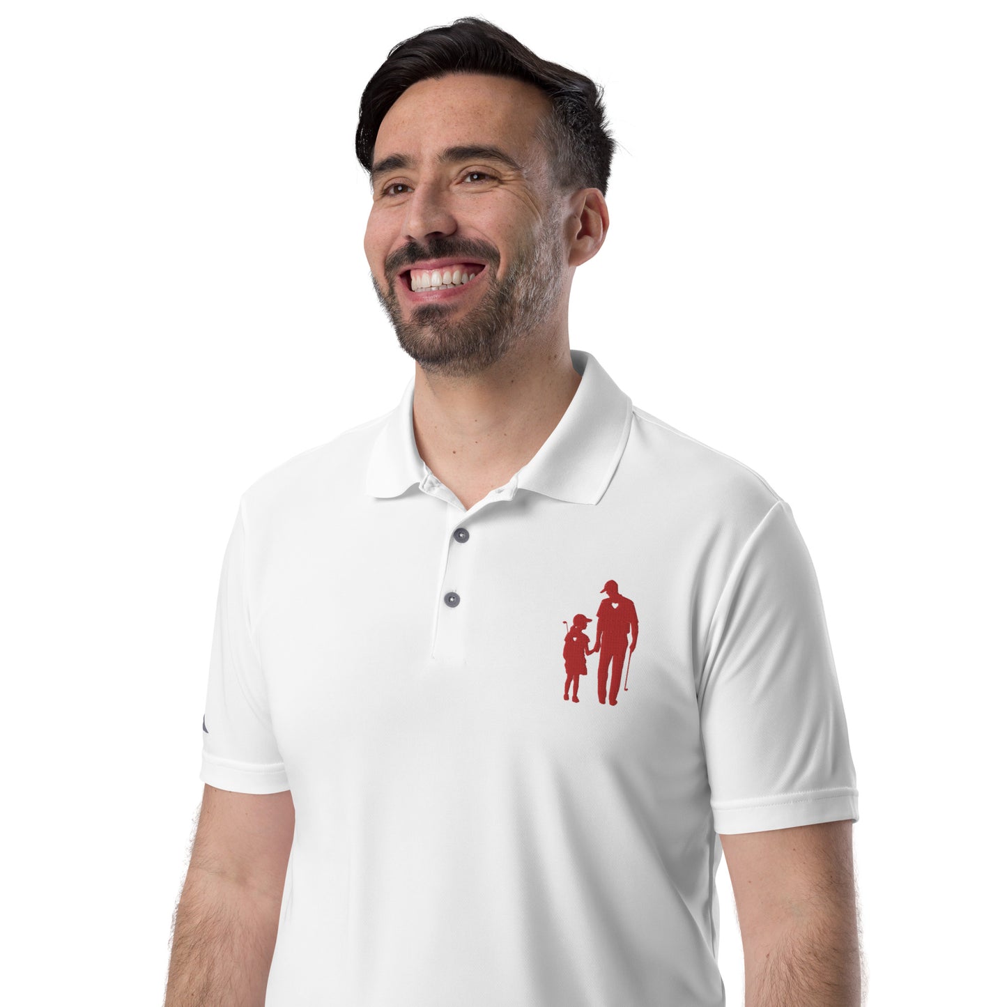 adidas performance polo shirt GD (Red Logo)
