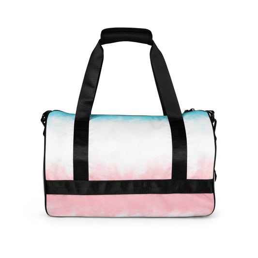 All-over print gym bag GM (Black Logo)