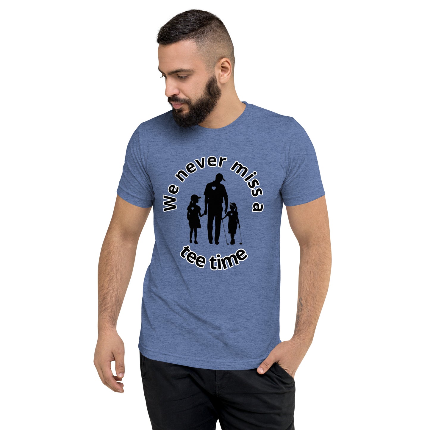Mens Never miss a tee time GDG_A (Black Logo)