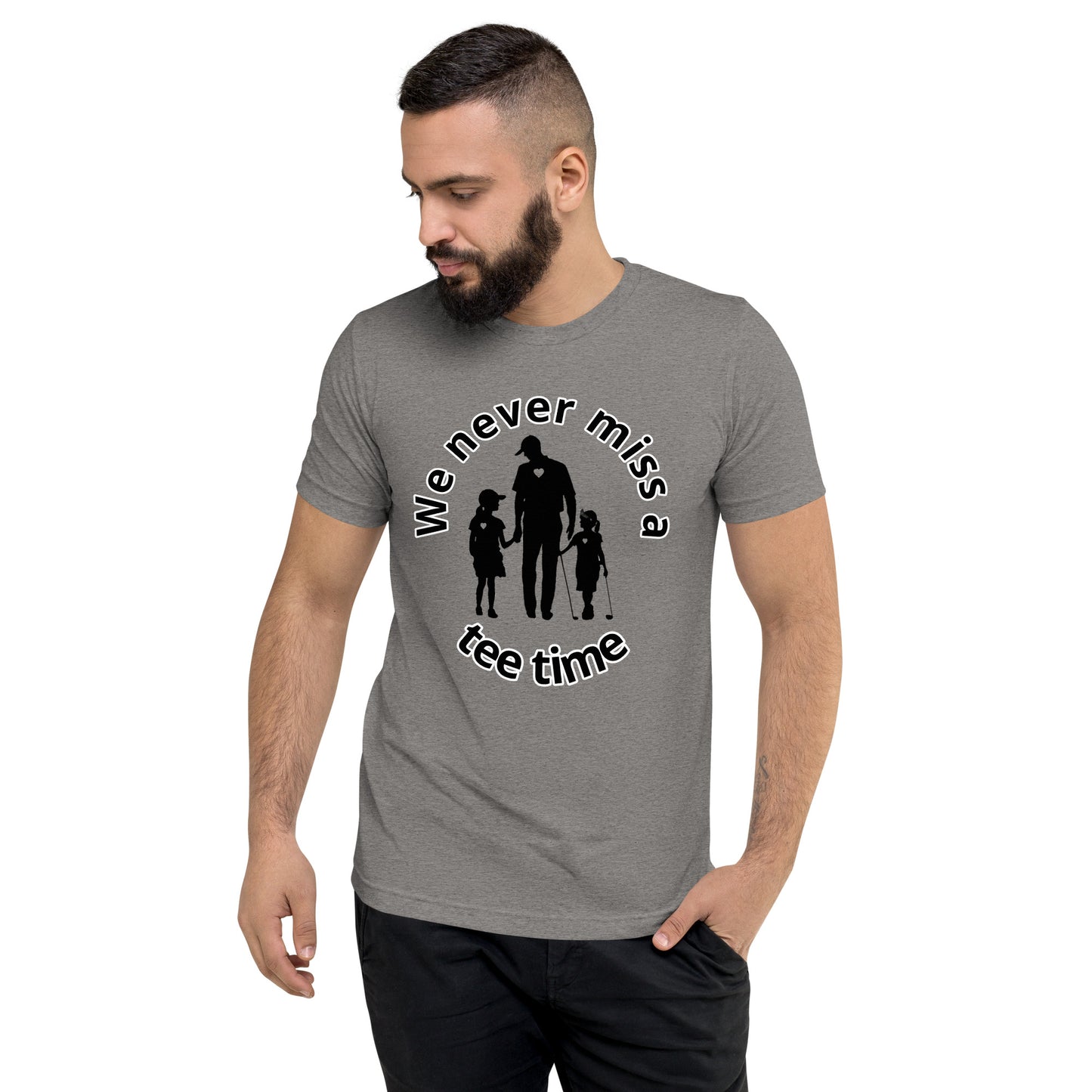 Mens Never miss a tee time GDG_B (Black Logo)