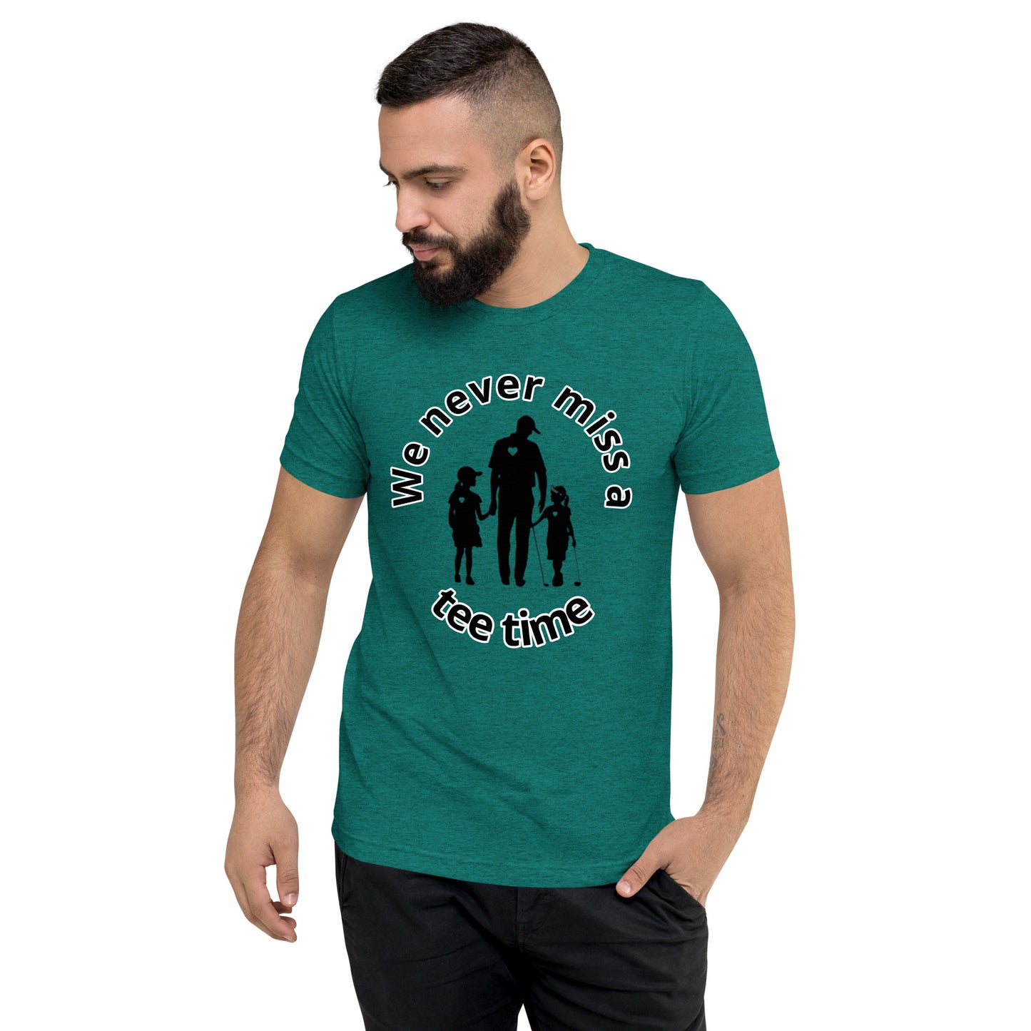 Mens Never miss a tee time GDG_A (Black Logo)