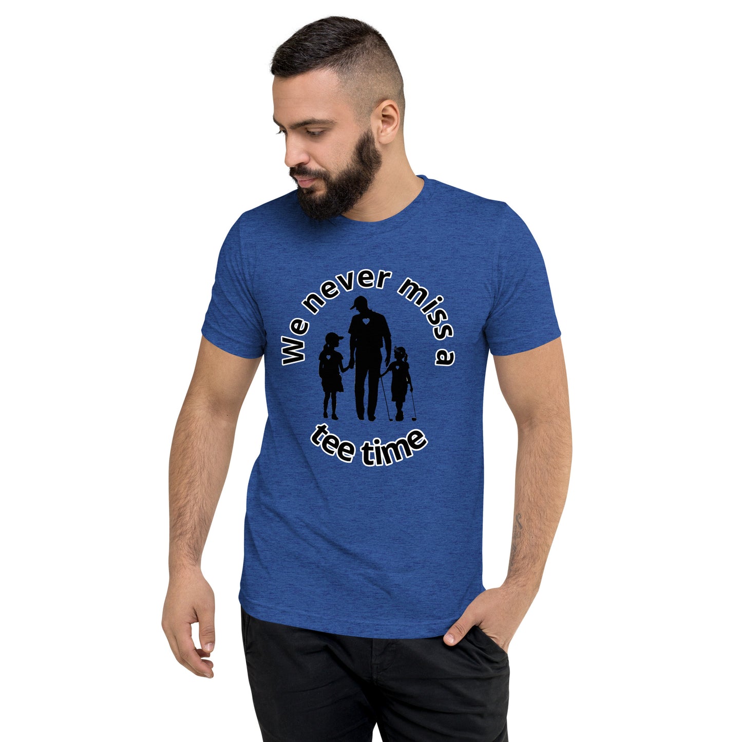 Mens Never miss a tee time GDG_B (Black Logo)